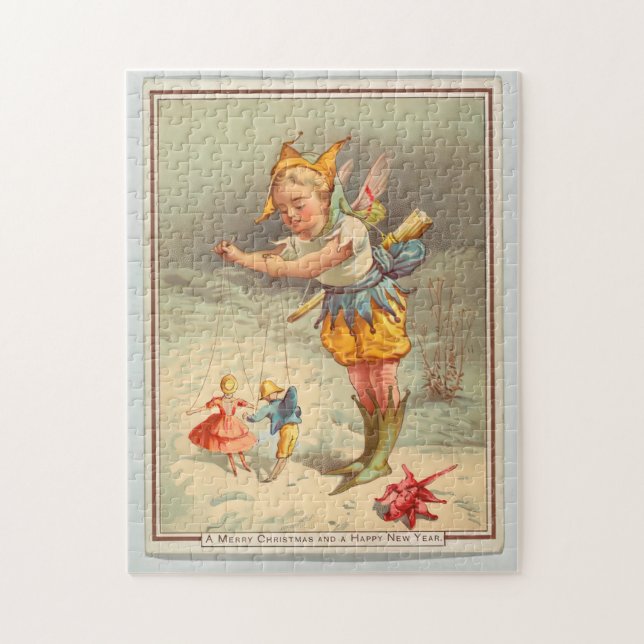 Christmas Greeting  Jigsaw Puzzle (Vertical)