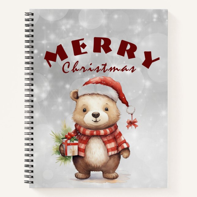 Christmas greeting  notebook (Front)