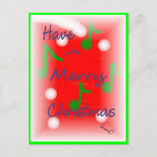 Christmas Greeting  Postcard