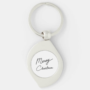 Christmas greeting sticker typography, ink button key ring