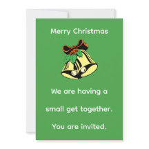Christmas Greeting with Invitation