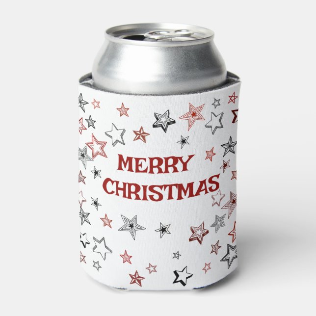 Christmas Greetings Can Cooler (Can Front)