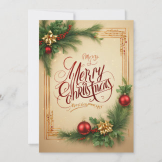 Christmas greetings card 