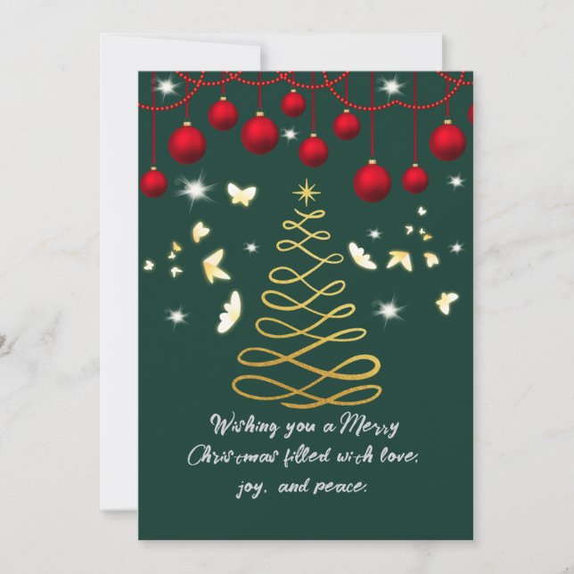 Christmas Greetings Card  (Front)