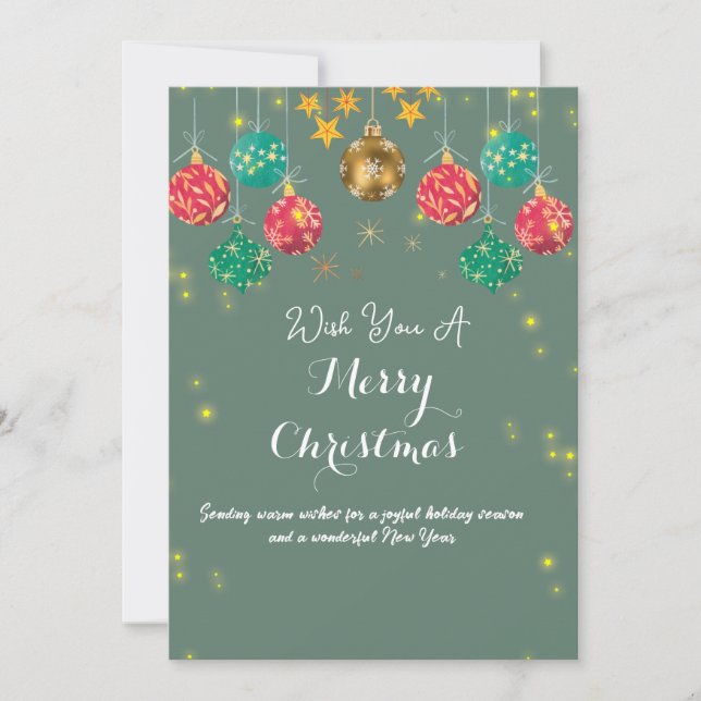 Christmas Greetings Card  (Front)