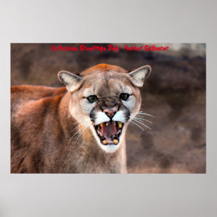 Christmas Greetings Dad Hunter Gatherer Poster