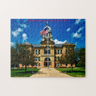 Christmas Greetings- Davenport Iowa Jigsaw Puzzle