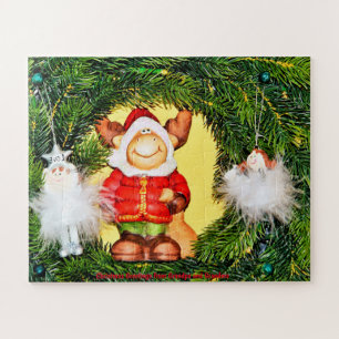 Christmas Greetings from Grandpa and Grandma Jigsaw Puzzle