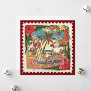 Christmas Greetings from Hawaii Holiday Card