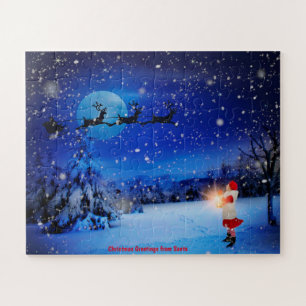 Christmas Greetings from Santa Jigsaw Puzzle