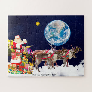 Christmas Greetings from Santa Jigsaw Puzzle