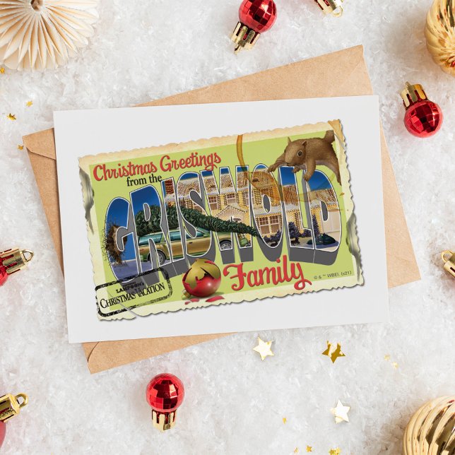 Christmas Greetings from the Griswold Family Postcard (Creator Uploaded)