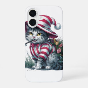CHRISTMAS GREETINGS FROM THE PURR-FECT GARDENER iPhone 16 CASE