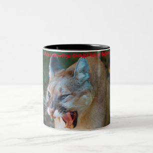 Christmas Greetings Grandpa Hunter Gatherer Two-Tone Coffee Mug