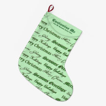 Christmas Greetings (Green)