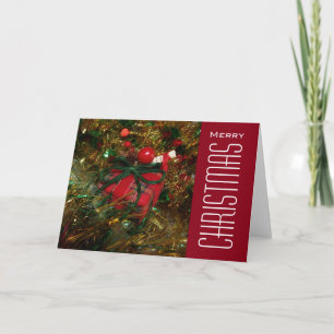 Christmas Greetings Holiday Card