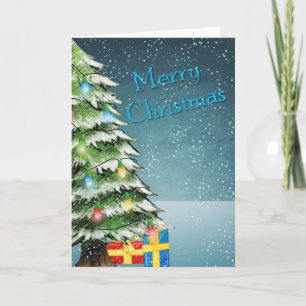 Christmas Greetings Holiday Card