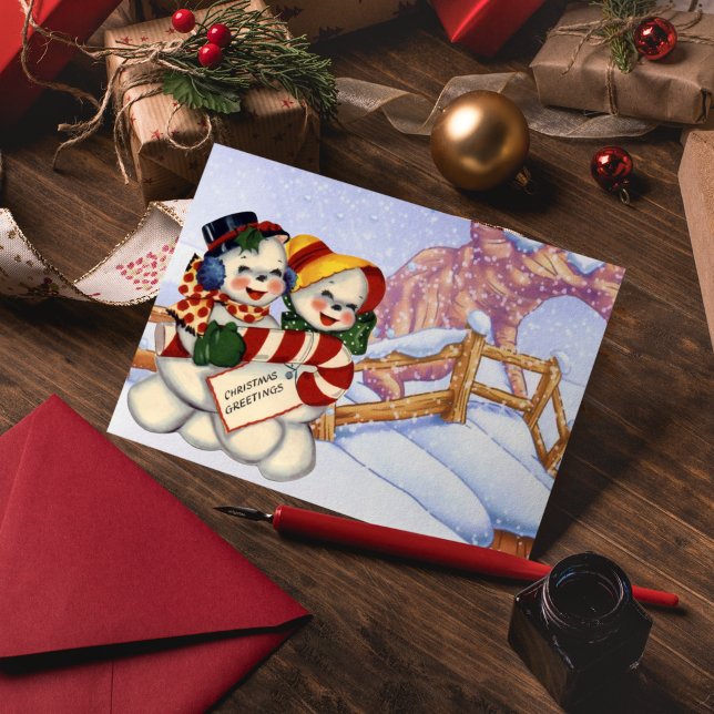 Christmas Greetings Holiday Card (Creator Uploaded)