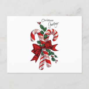 Christmas greetings  holiday postcard