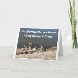*CHRISTMAS GREETINGS** LAKE STYLE CARD