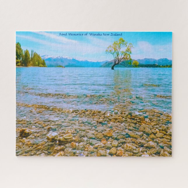 Christmas Greetings Lake Wanaka Jigsaw Puzzle (Horizontal)