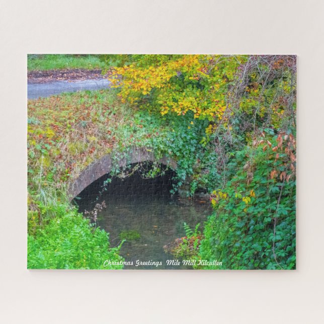 Christmas Greetings Mile Mill Kilcullen Jigsaw Puzzle (Horizontal)
