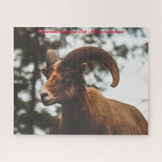 Christmas Greetings My Hunter Gatherer Jigsaw Puzz Jigsaw Puzzle (Horizontal)