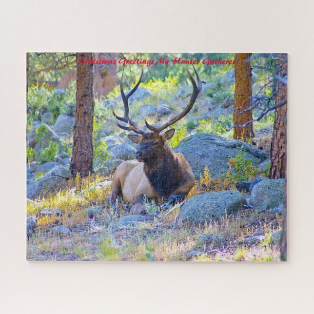 Christmas Greetings My Hunter Gatherer Jigsaw Puzzle (Horizontal)