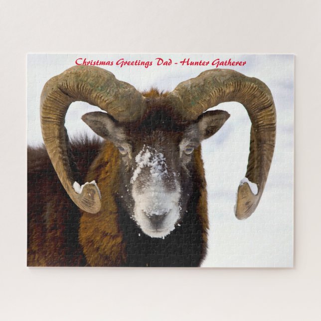 Christmas Greetings My Hunter Gatherer Jigsaw Puzzle (Horizontal)