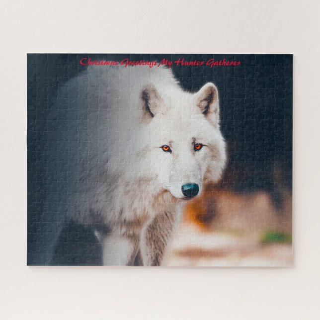 Christmas Greetings My Hunter Gatherer Jigsaw Puzzle (Horizontal)