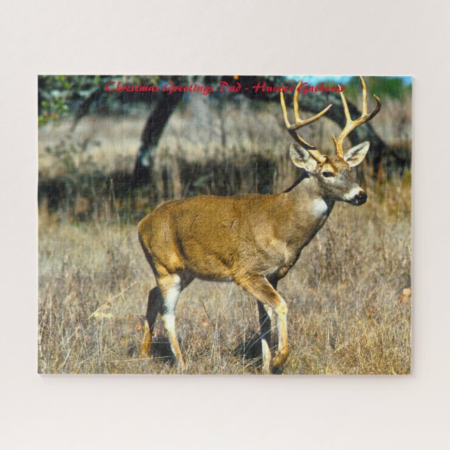 Christmas Greetings My Hunter Gatherer Jigsaw Puzzle (Horizontal)