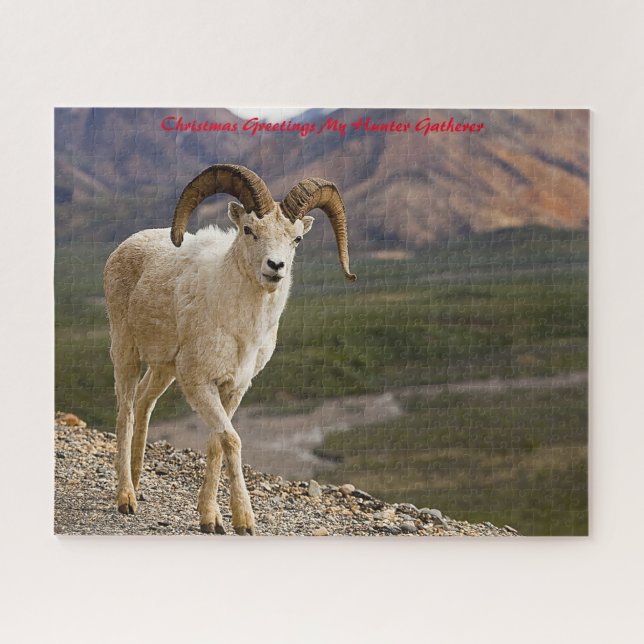 Christmas Greetings My Hunter Gatherer Jigsaw Puzzle (Horizontal)