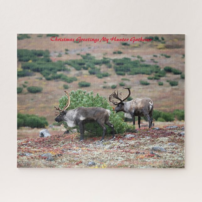 Christmas Greetings My Hunter Gatherer Jigsaw Puzzle (Horizontal)