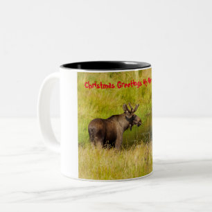 Christmas Greetings my Hunter Gatherer Two-Tone Coffee Mug
