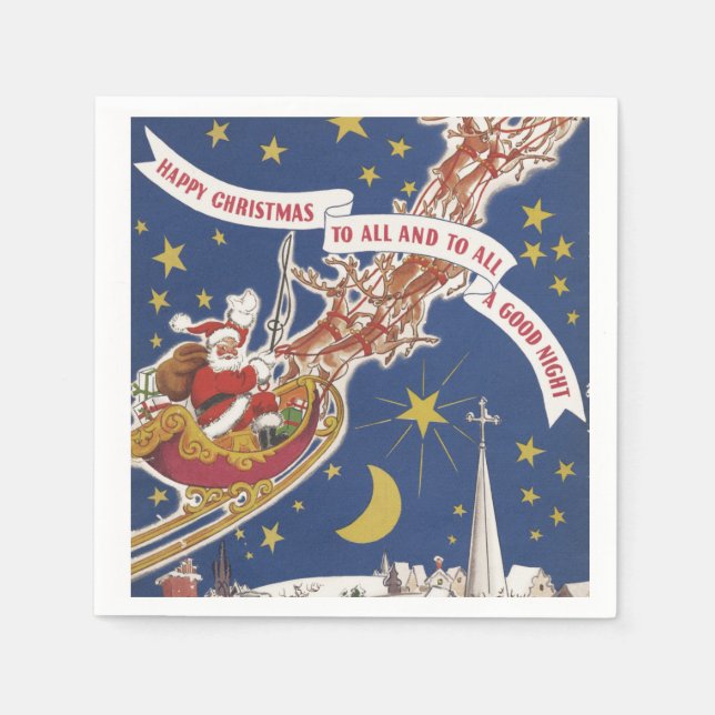 Christmas Greetings    Napkin (Front)