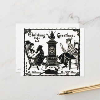 Christmas Greetings postcard