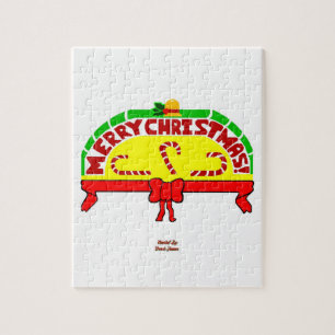 Christmas Greetings Puzzle 20.3 cm X 25.4 cm