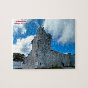 Christmas Greetings Ross Castle Kerry Ireland Jig Jigsaw Puzzle