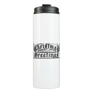 Christmas Greetings Thermal Tumbler