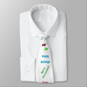 Christmas Greetings Tie