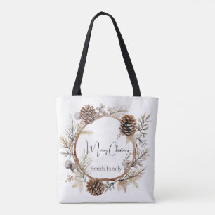 Christmas Greetings Tote Bag