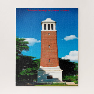 Christmas Greetings Tuscaloosa Alabama Jigsaw Puzzle