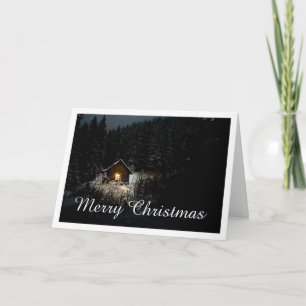 Christmas Greetings with Witch House Card