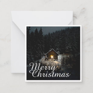 Christmas Greetings with Witch House Card