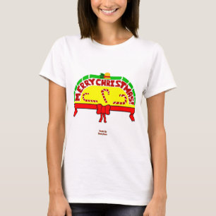 Christmas Greetings Women's White Basic T Shirt
