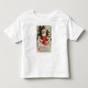 Christmas GreetingSanta in White Branches Toddler T-Shirt