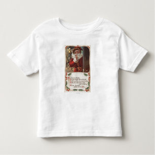 Christmas GreetingSanta with Hand on Beard Toddler T-Shirt