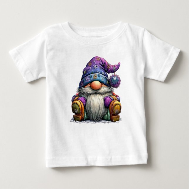 Christmas Gronme Jersey T-Shirt for Children (Front)