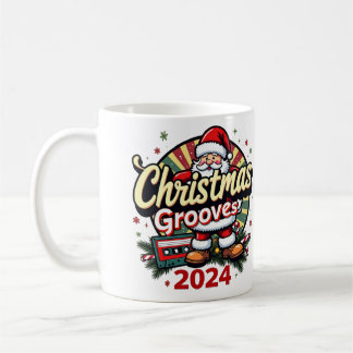 Christmas Grooves Mug Retro Holiday Cheer