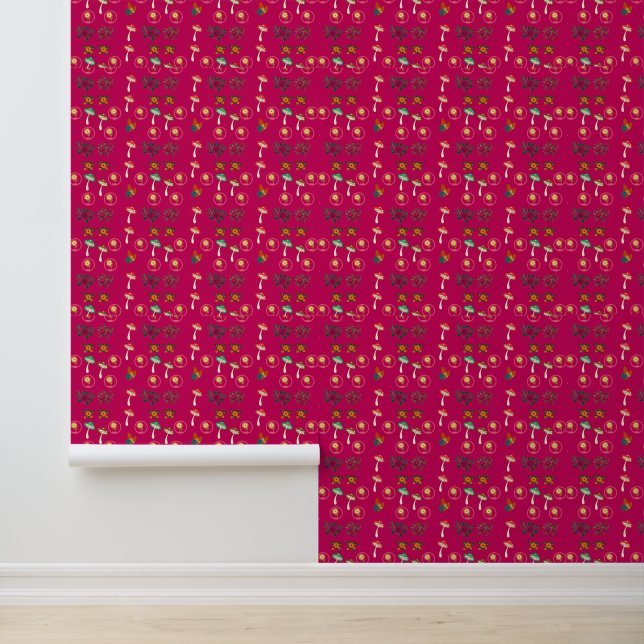 Christmas Groovy Pattern Wallpaper (Application)